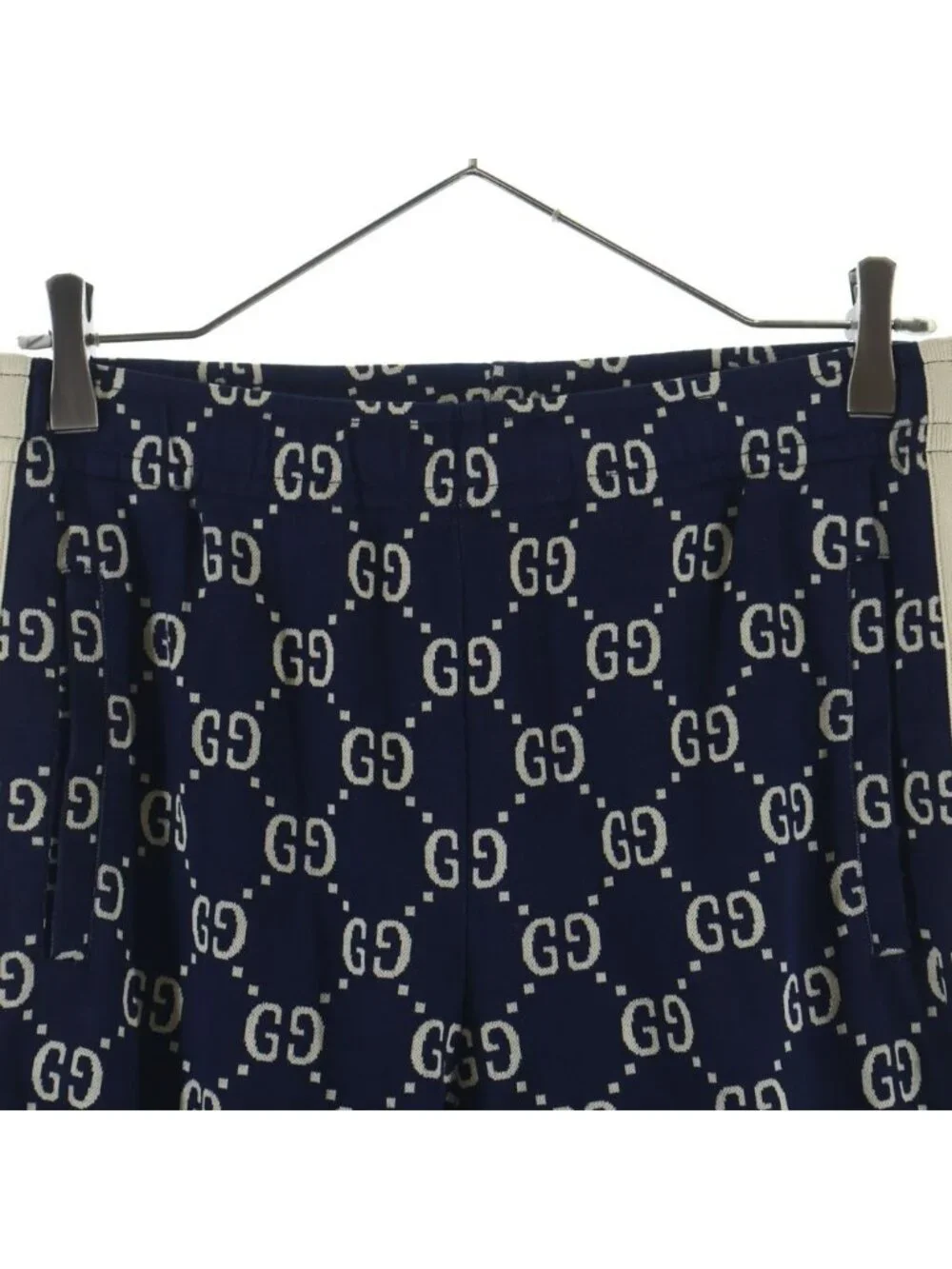 Gucci GG Jacquard Sweatshirt Pants Jogging Track Navy